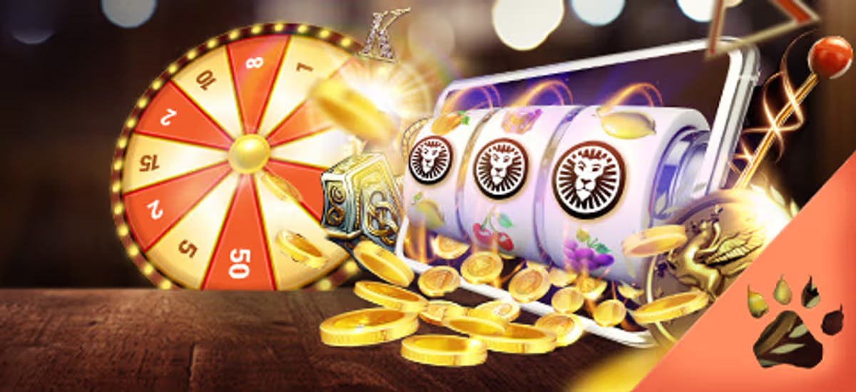 Slot machine with coins